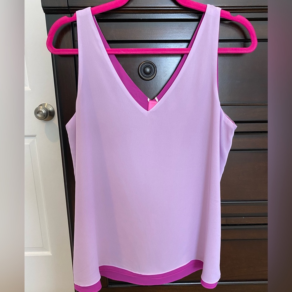 Lilly Pulitzer Pink Florin Reversible Top VGUC